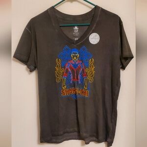 Disney Parks Marvel Shang-Chi Graphic T-Shirt - Black Glow In The Dark Size Med